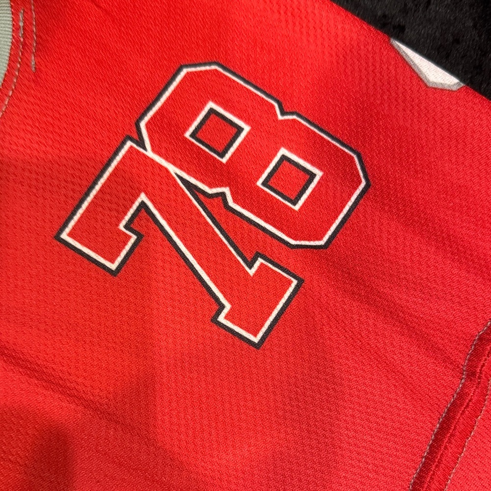 Men's Red and Gray Coors Jersey - Picture 4 of 6